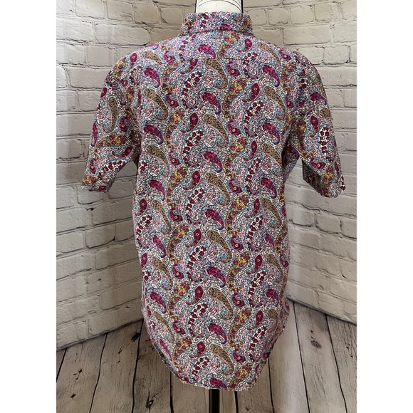 Cremieux Premium Denim Men’s Paisley Print Button Down Shirt (Size M) - Picture 6 of 10